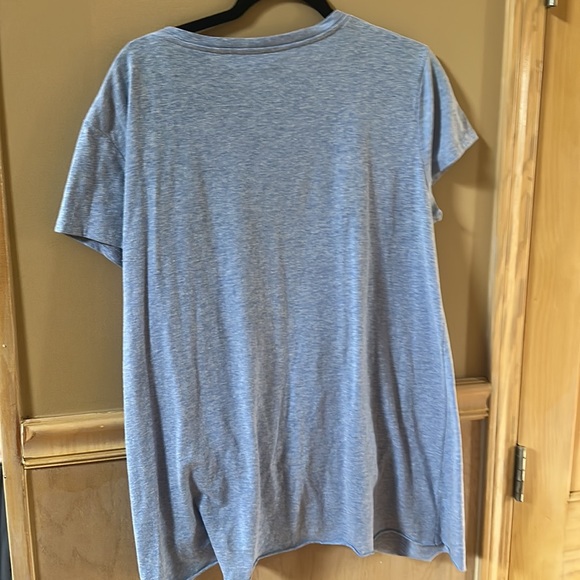 Umgee XL gathered light blue top - Picture 4 of 4